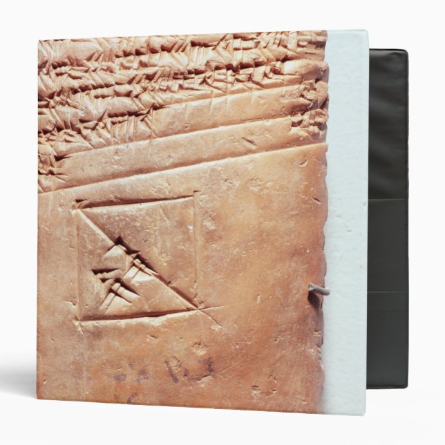 Tablet with cuneiform script, c.1830-1530 BC Binder (Front/Inside)