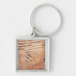 Tablet with cuneiform script, c.1830-1530 BC Keychain