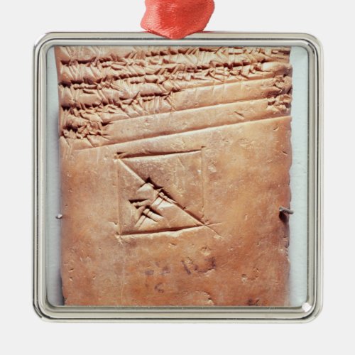 Tablet with cuneiform script c1830_1530 BC Metal Ornament