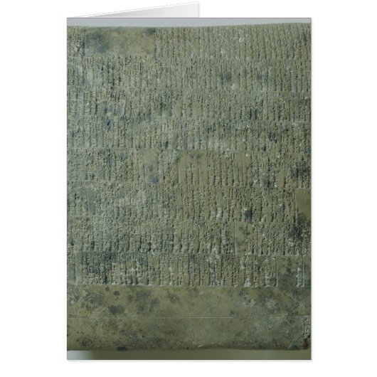 Tablet with cuneiform script cards (Front)