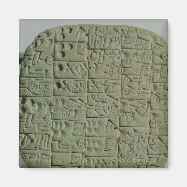 Tablet with cuneiform script magnet (Front)