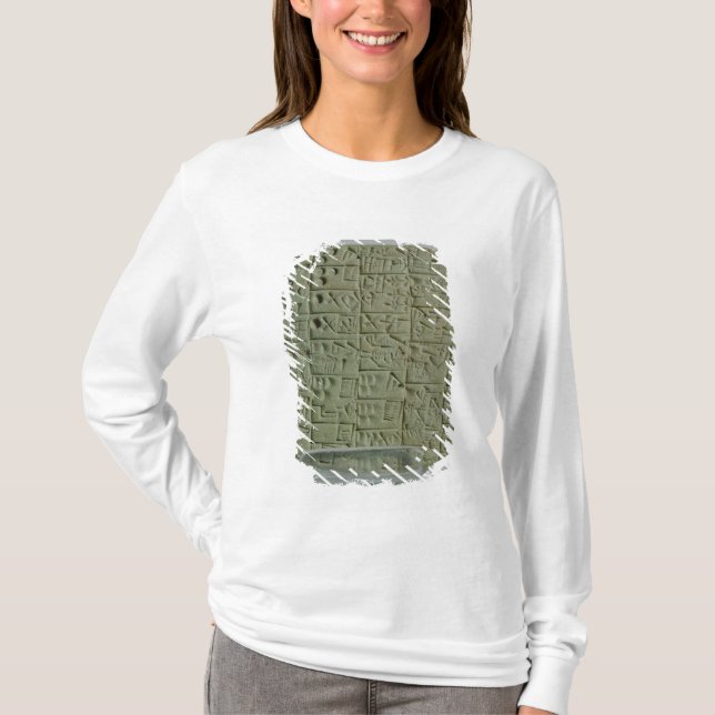 Tablet with cuneiform script T-Shirt (Front)