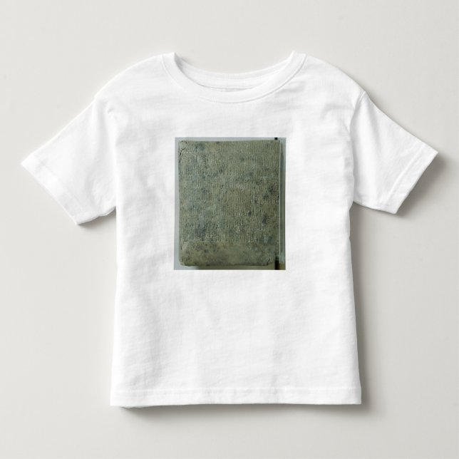 Tablet with cuneiform script toddler t-shirt (Front)