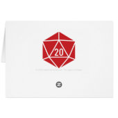 Tabletop Chic in Cherry Thank You Card (Back Horizontal)