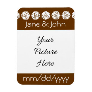 Tabletop Chic in Chocolate Save-the-Date Magnet