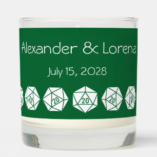 Tabletop Chic in Green Scented Candle