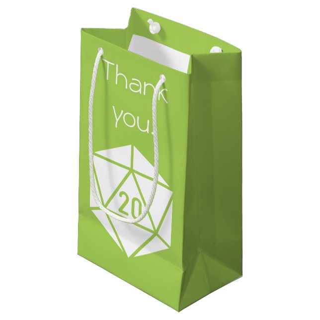 Tabletop Chic in Peridot Gift Bag (Front Angled)