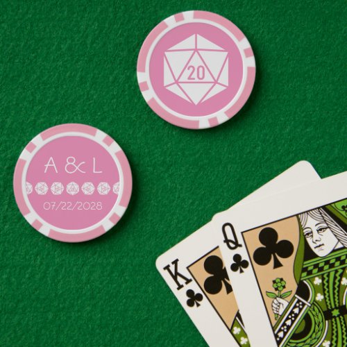 Tabletop Chic in Petal Pink Poker Chips