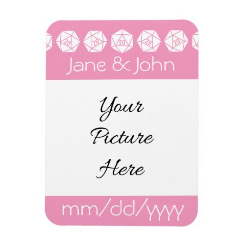 Tabletop Chic in Petal Pink Save_the_Date Magnet