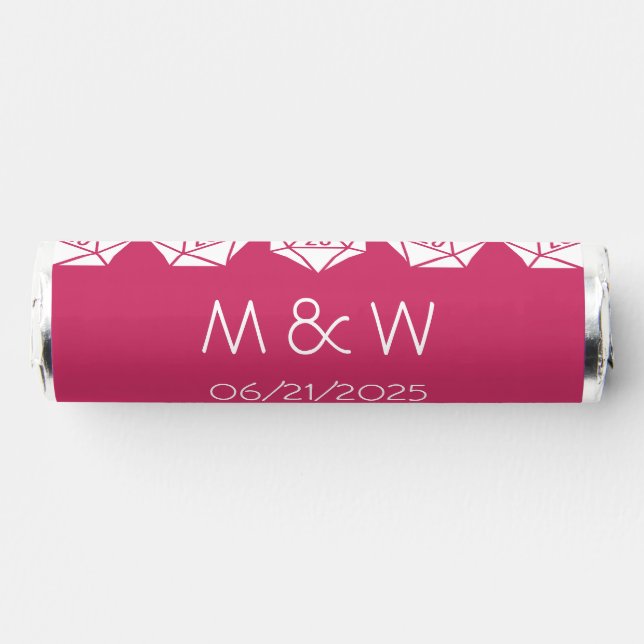 Tabletop Chic in Raspberry Breath Savers® Mints (Front)