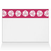 Tabletop Chic in Raspberry Thank You Card (Inside Horizontal (Top))