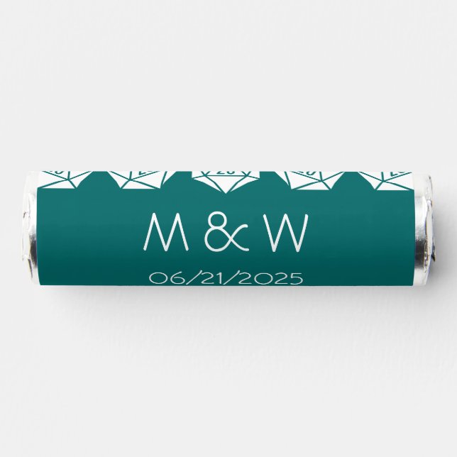 Tabletop Chic in Teal Breath Savers® Mints (Front)