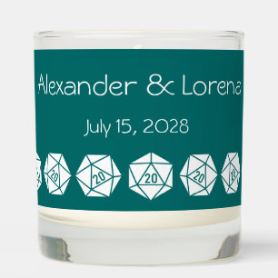 Tabletop Chic in Teal Scented Candle