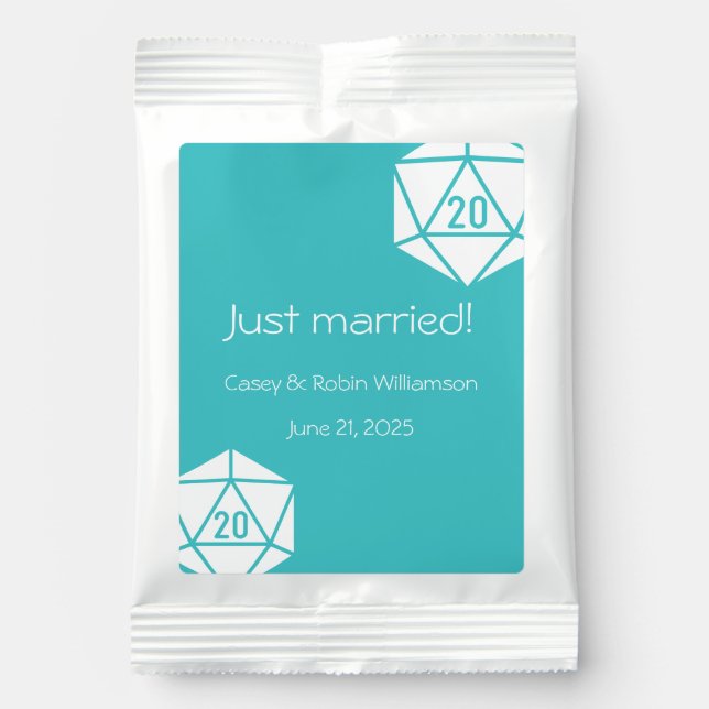 Tabletop Chic in Turquoise Drink Mix (Front)