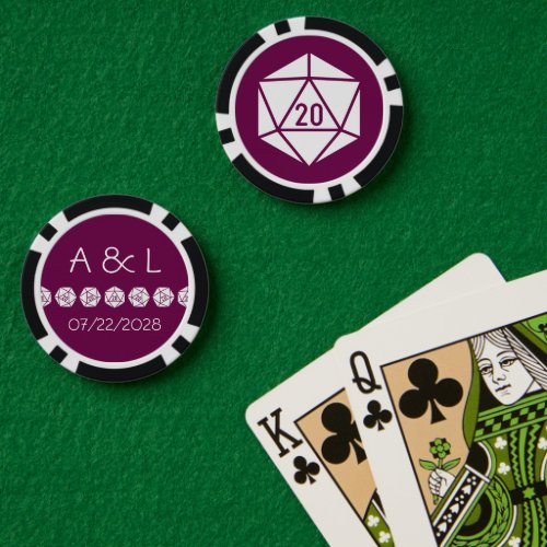 Tabletop Chic in Wine Poker Chips