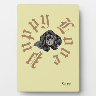 Tabletop Easel W/ Canvas : Puppy Love Plaque