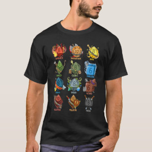 Tabletop Games Nerd Role Play Dice Game Gaming RPG T-Shirt
