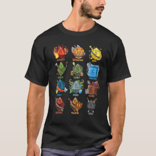 Tabletop Games Nerd Role Play Dice Game Gaming RPG T-Shirt