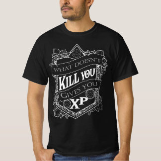 Tabletop Gaming Gift Gives You XP Dice T-Shirt