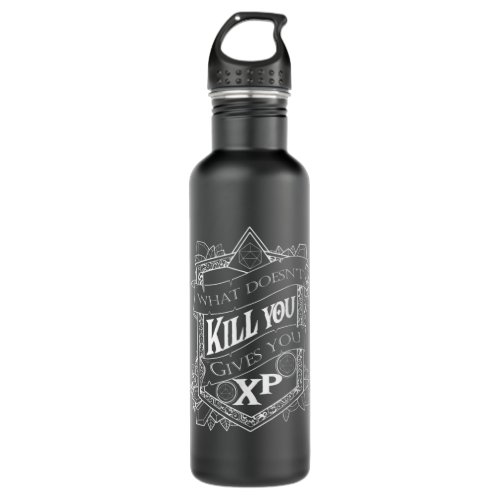 Tabletop Gaming Gives You XP Dice Stainless Steel Water Bottle