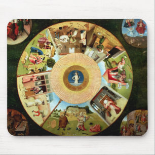 Tabletop of the Seven Deadly Sins Mouse Pad