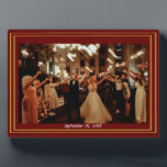 Tabletop Photo Plaque with Easel<br><div class="desc">This special easel/plaque can be for your wedding photos or any other special occasion photo.  Customize with your Date and photos to showcase those special moments in your memory.</div>