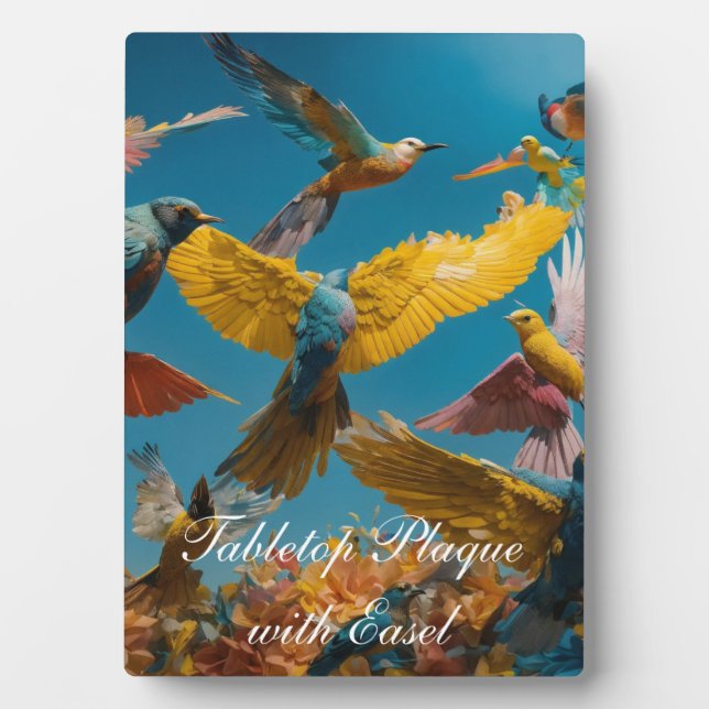 Tabletop Plaque with Easel (Front)