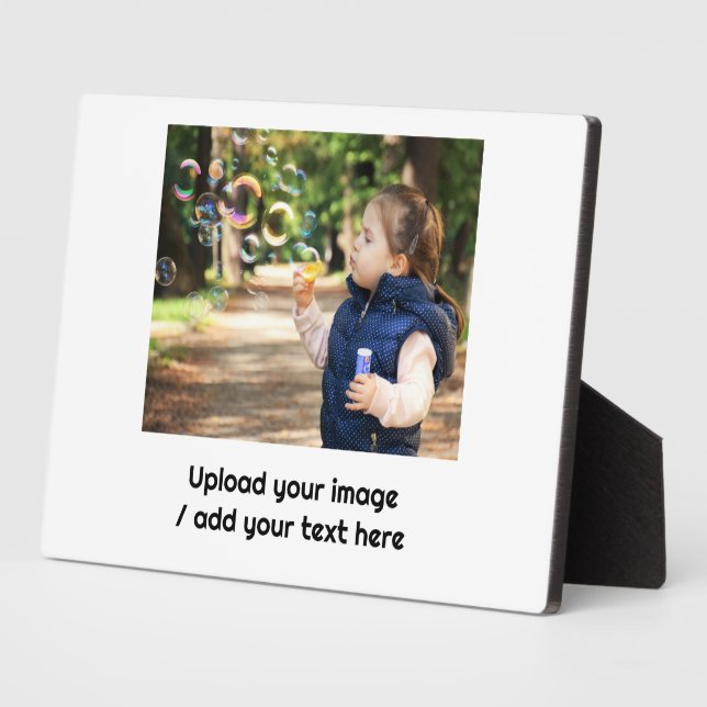 Tabletop Plaque with Easel (Side)