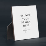 Tabletop Plaque with Easel<br><div class="desc">Customize your design in Templett. After you are done editing,  download your file in a JPG format (don't forget to turn on the bleed option). Upload your design here by clicking on the blue "Personalize" button.</div>