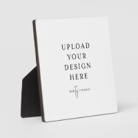 Tabletop Plaque with Easel