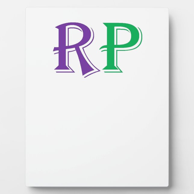 Tabletop Plaque with Easel (Front)