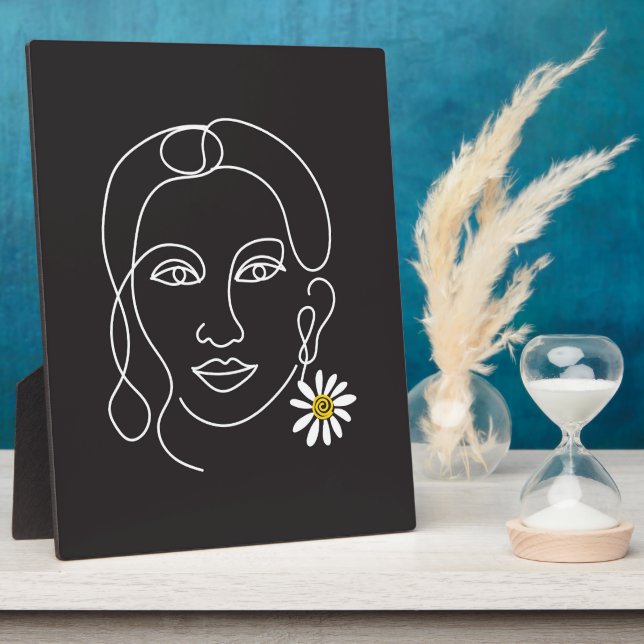 Tabletop Plaque with Easel (Side)