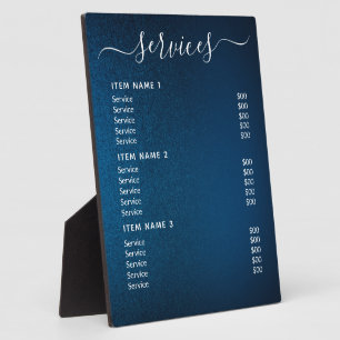 Tabletop Plaque with Easel