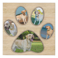 Tabletop Plaque with Easel Faux Canvas Print