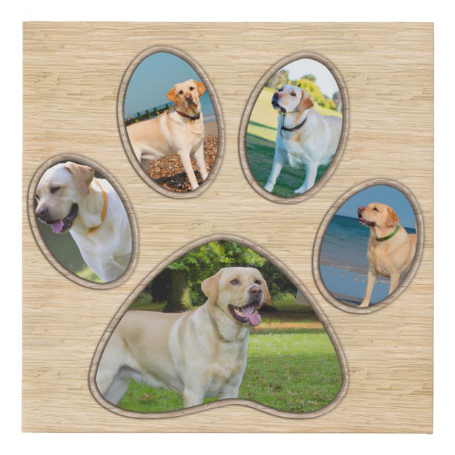 Tabletop Plaque with Easel Faux Canvas Print (Front)