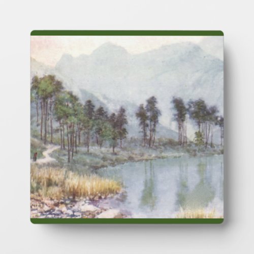 Tabletop Plaque with Easel Gorgeous Scenery