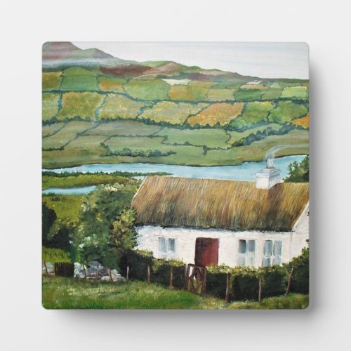 Tabletop Plaque with Easel Irish Ireland Art