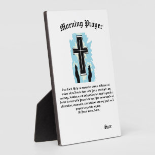 Tabletop Plaque with Easel :  Prayer