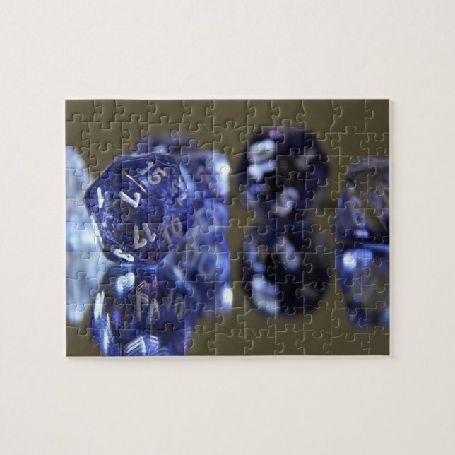 Tabletop RPG | Fantasy Role Player Dice on Mirror Jigsaw Puzzle (Horizontal)