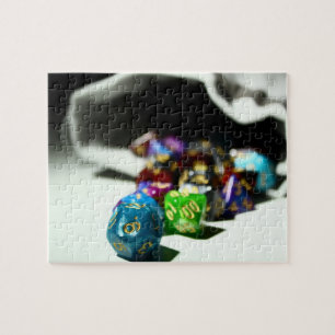 Tabletop RPG Old School PnP Role Player Dice Bag Jigsaw Puzzle