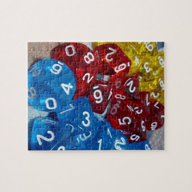 Tabletop RPG | PNP Fantasy Role Player Dice Sets Jigsaw Puzzle (Horizontal)