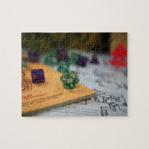 Tabletop RPG   PNP Fantasy Role Player Night Dice Jigsaw Puzzle