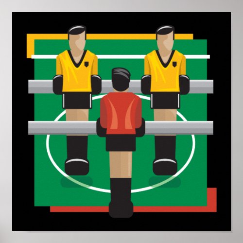 Tabletop Soccer Poster