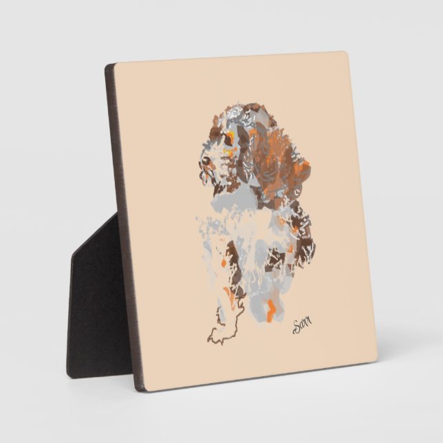 Tabletop W/Canvas :  A Friend Close By - Plaque (Front)