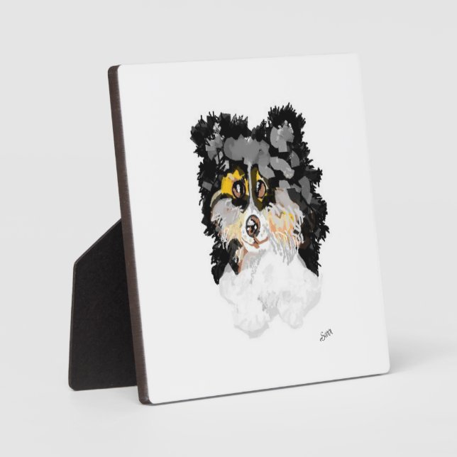 Tabletop W/Canvas :  Puppy Love Plaque (Front)