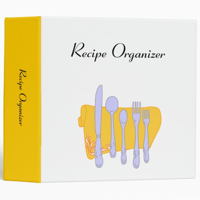 Tableware Custom Recipe Binder (Front/Spine)