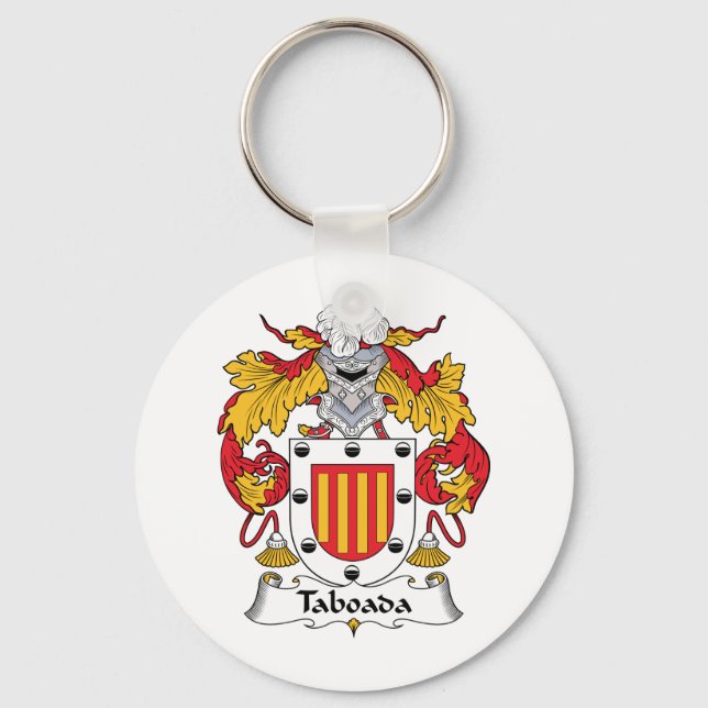 Taboada Family Crest Keychain (Front)