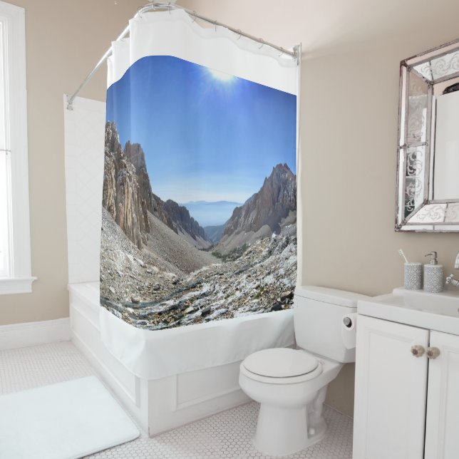 Taboose Pass - Sierra Shower Curtain (In Situ)