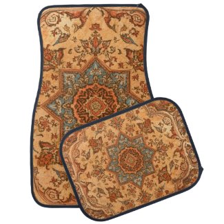 Tabriz carpet style  light, warm colors