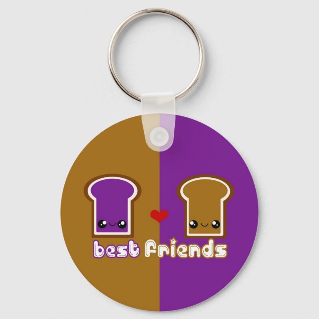 Tabu Japan Best Friends Line- PB&J Keychain (Front)
